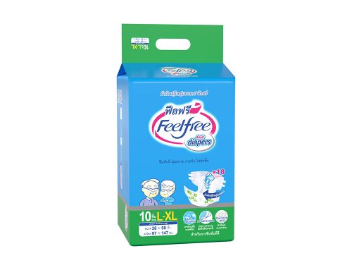 ผ้าอ้อมผู้ใหญ่แบบเทป ฟีลฟรี  L-XL10