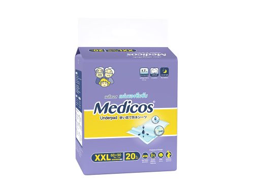 เมดิคอส แผ่นรองซึมซับ  XXL 20ชิ้น